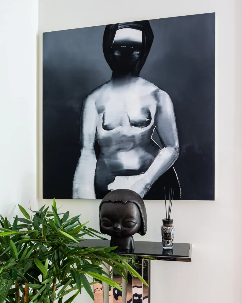 Tomoo Gokita artwork in Andrew Jovic Collection interior